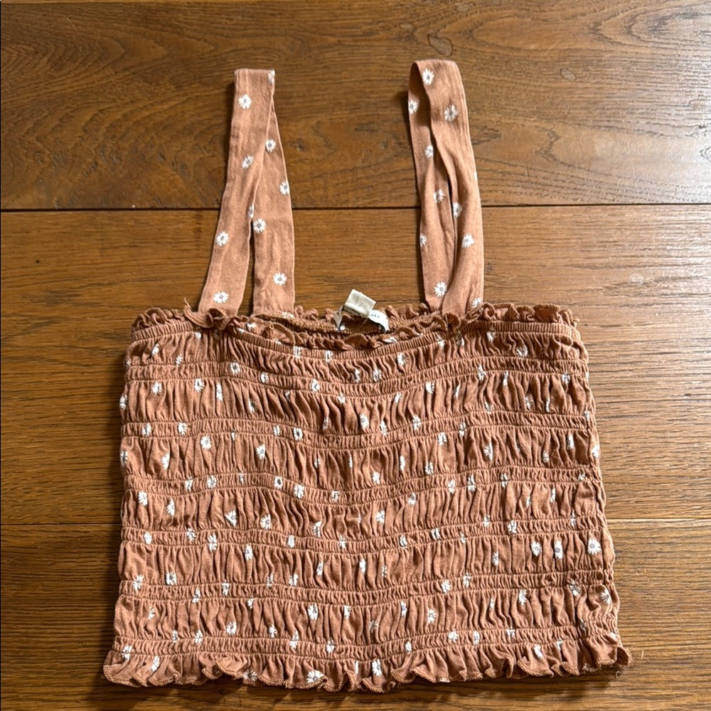 American Eagle Ruched Crop Top